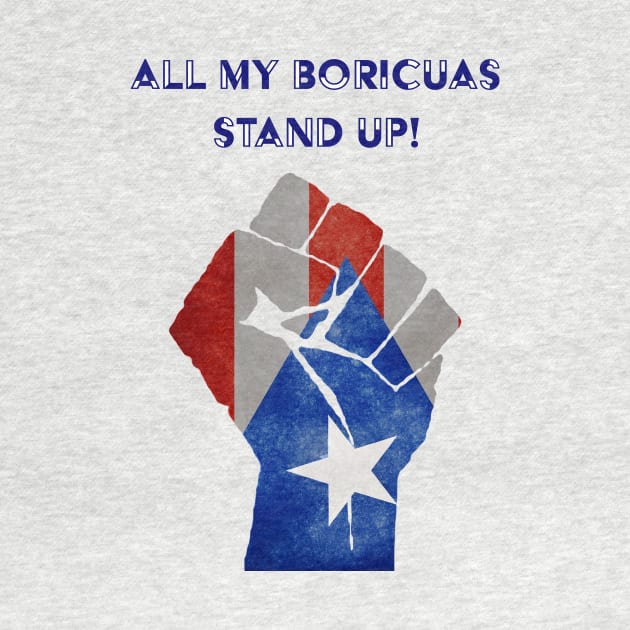 All my Boricuas stand up by lilyvtattoos